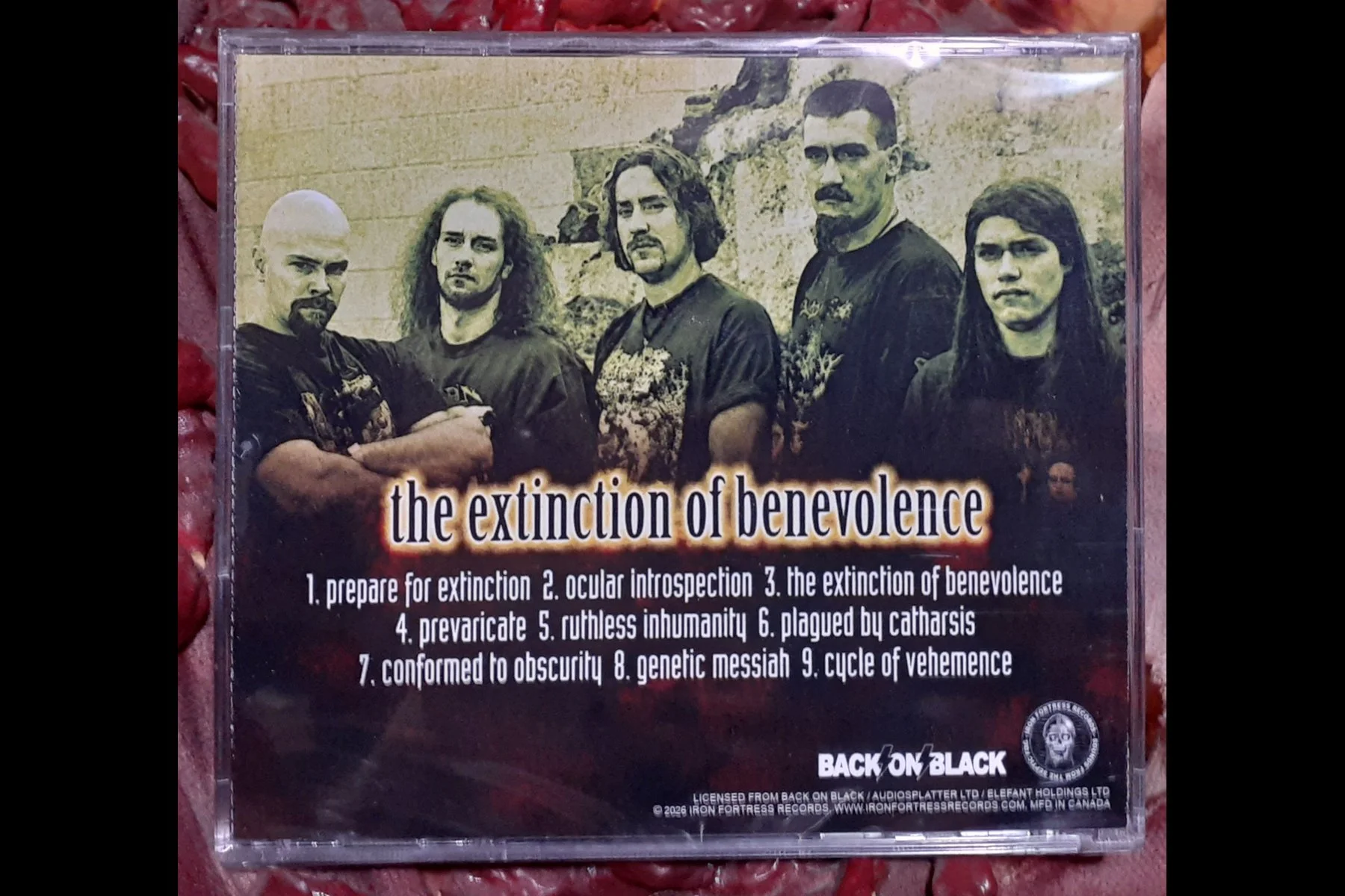 INTERNAL BLEEDING - The Extinction of Benevolence CD — Ablated Records